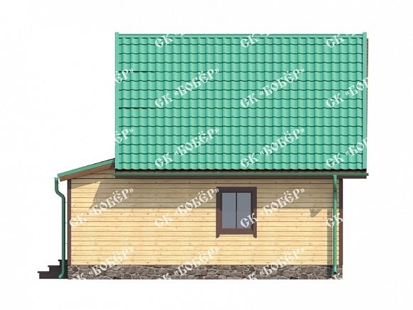 Дом из бруса 6х8. фото