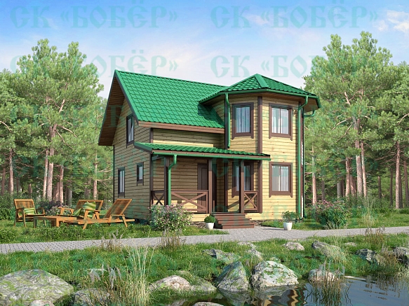 Дом из бруса 7х7